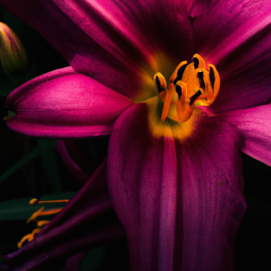 Close-up of various vibrant flowers engaged in the process of self-pollination, showcasing stamens and pistils with pollen grains visibly transferring in a serene garden setting.